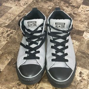 Gray and Black High top converse size 11 Men’s